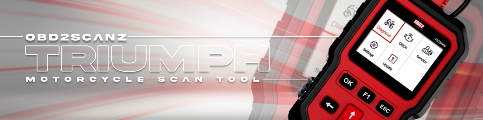 OBD2Scan Triumph Motorbike Diagnostic Scan Tool